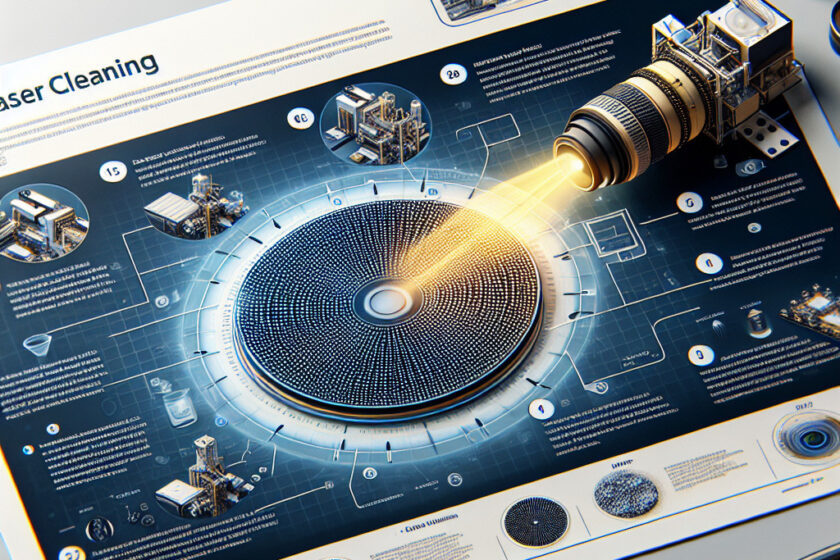 Laser cleaning for removing contaminants from semiconductor wafers